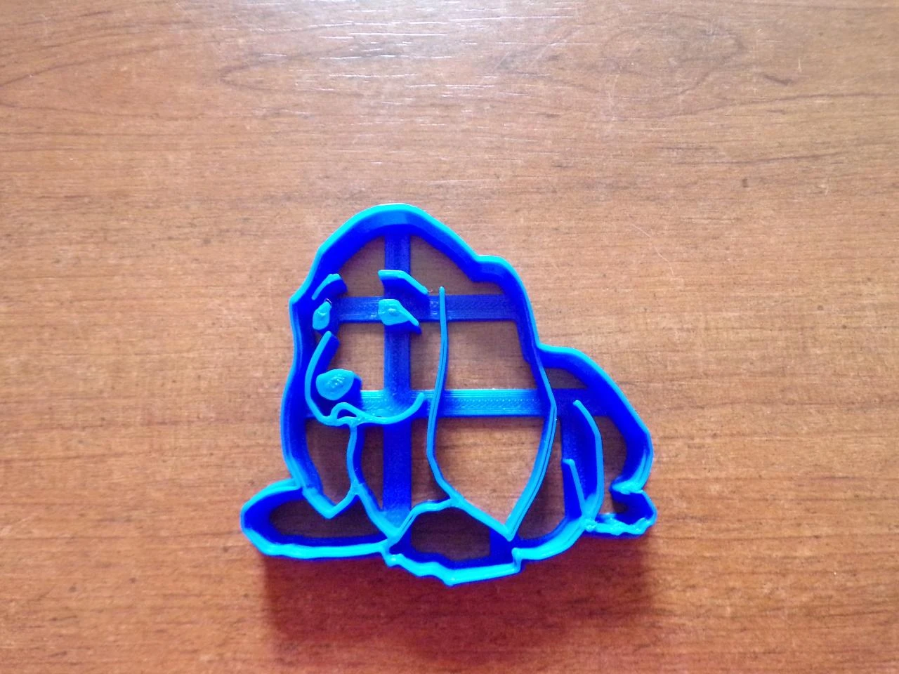 emporte pièce cocker imprimé 3D PLA environ 7,5 x 7,2 x 1 cm